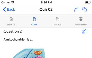 Quizzes - embed rich content, select scoring schemes, set deadlines. Go!
