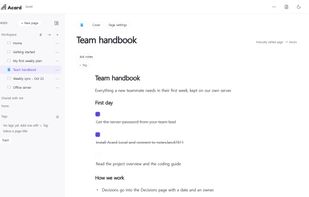 The block editor in a desktop browser.