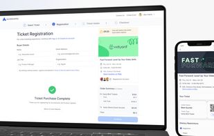 Effortlessly set up and customize registration tools. Build branded event pages, define ticket types, configure registration forms, and drive registrations instantly.