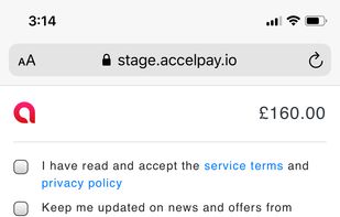 accelPay screenshot 1