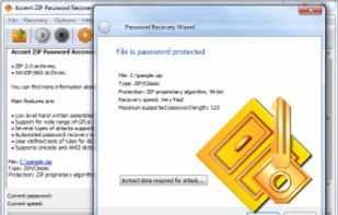 Accent ZIP Password Recovery screenshot 1