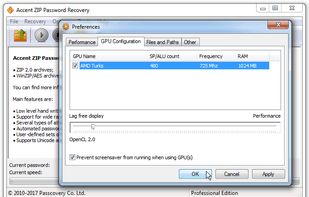 Accent ZIP Password Recovery screenshot 2
