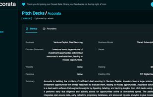 ... and automatically process al the pitch decks landing in your inbox!