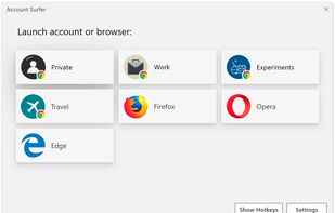 Account Surfer screenshot 1