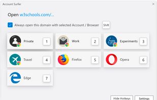 Account Surfer screenshot 2