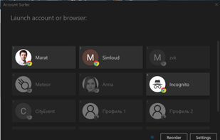 Account Surfer screenshot 1