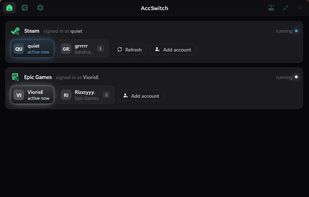AccSwitch in use.