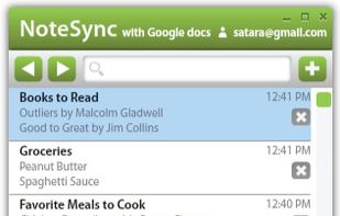 Main Note Taking View