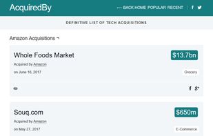 AcquiredBy screenshot 1