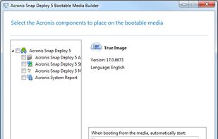 Acronis Snap Deploy screenshot 2