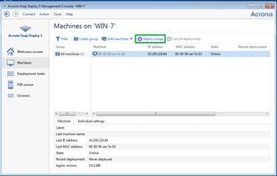 Acronis Snap Deploy screenshot 1