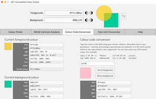 Colour code conversion