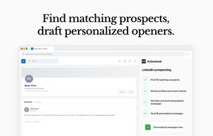 Actionbook screenshot 1