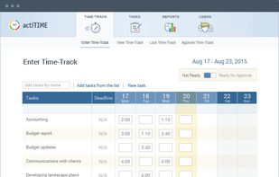 actiTIME screenshot 1