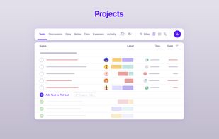 Manage projects from start to finish in ActiveCollab to boost team collaboration and profitability. Your workspace's got all you need for successful project delivery: multiple views, progress tracker, task signifiers, file storage, and other useful bits.