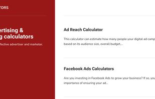 Ad Calculators screenshot 1