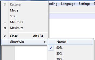 GhostWin screenshot 1