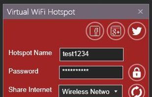 Virtual WiFi Hotspot screenshot 1