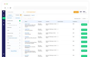 Advanced Search Results - Lead Builder