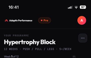 Adaptiv Performance screenshot 1