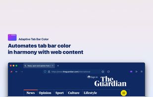 Adaptive Tab Bar Color screenshot 3