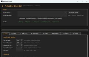 Adaptive Video Encoder screenshot 1