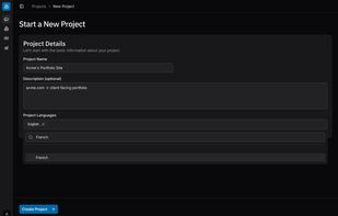 Adapto CMS screenshot 2
