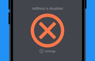 Adblock when disabled