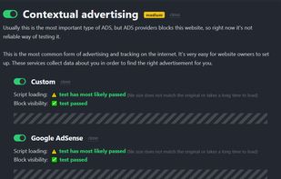 AdBlock Tester screenshot 1