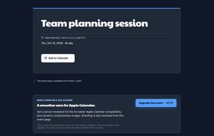 Add to Calendar Links screenshot 2