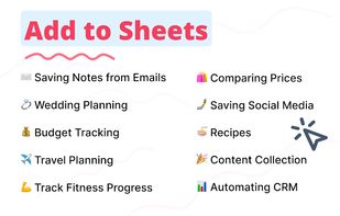 Add to Sheets screenshot 3