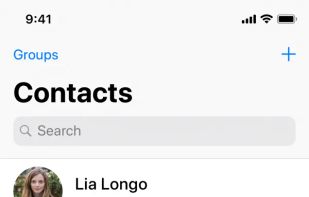 Contacts screenshot 1
