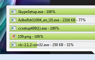 Download Status Bar screenshot 1