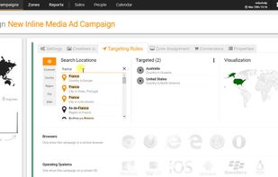 Target your (advertiser's) campaigns to your user's locations. AdGlare supports geotargeting up to City level.