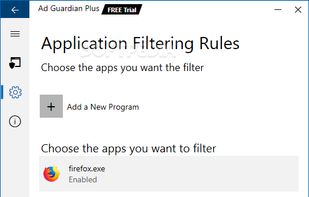Add new compatible programs to give ad blocking functionality.