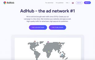 AdHub Index Page