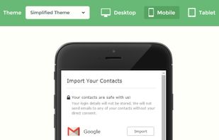 AdiInviter Pro - Responsive Style - Mobile