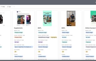 Ad Index Experience
Find handpicked ads from your industry for inspiration.
Understand themes that work across creative, copy and funnel with our tags.
Signup to access the complete library.