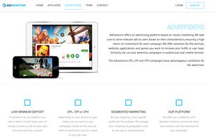 Advertisers benefit from advantageous conditions with Admantium’s CPL, CPI, and CPV campaigns.