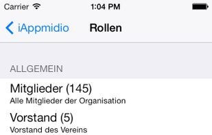 Admidio screenshot 1