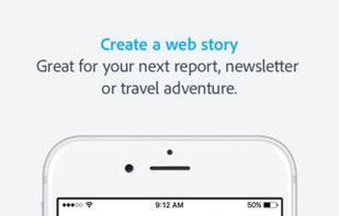 Adobe Spark Page screenshot 1