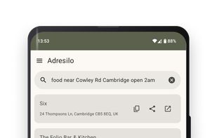 Adresilo screenshot 1