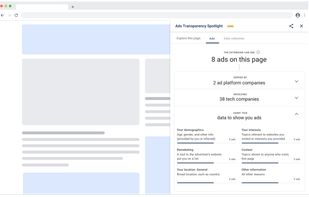 Ads Transparency Spotlight screenshot 1