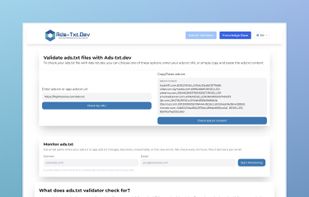 Ads-Txt.Dev screenshot 1