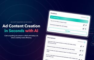 Ad Content Creation in Seconds with AI