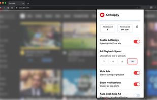 AdSkippy Chrome Extension