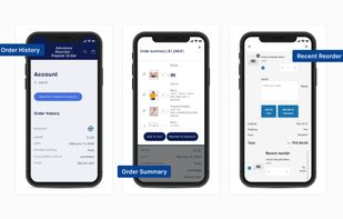 Repeat order button is shown on Order Summary, Order History