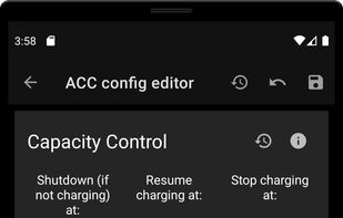 Advanced Charging Controller App (AccA) screenshot 1