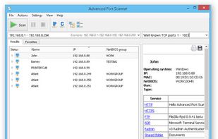 Advanced Port Scanner screenshot 3
