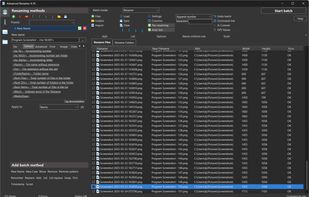 Advanced Renamer 4.10 (dark mode)